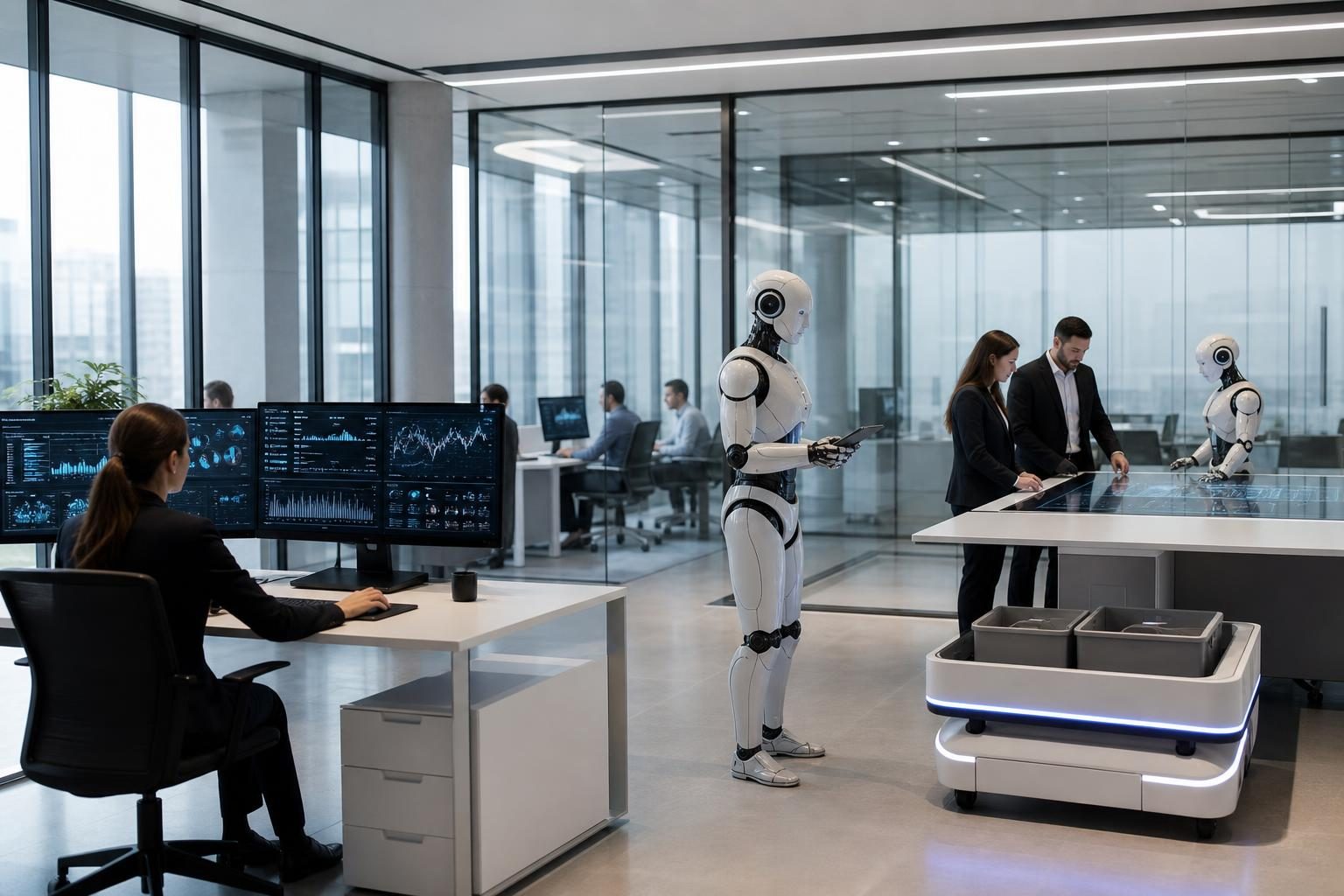 AI 거버넌스와 콘텐츠 출처 인증을 표현한 일러스트