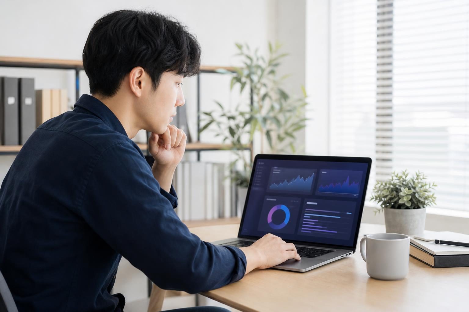 Search Console 화면에 AI 성과 그래프가 표시된 장면