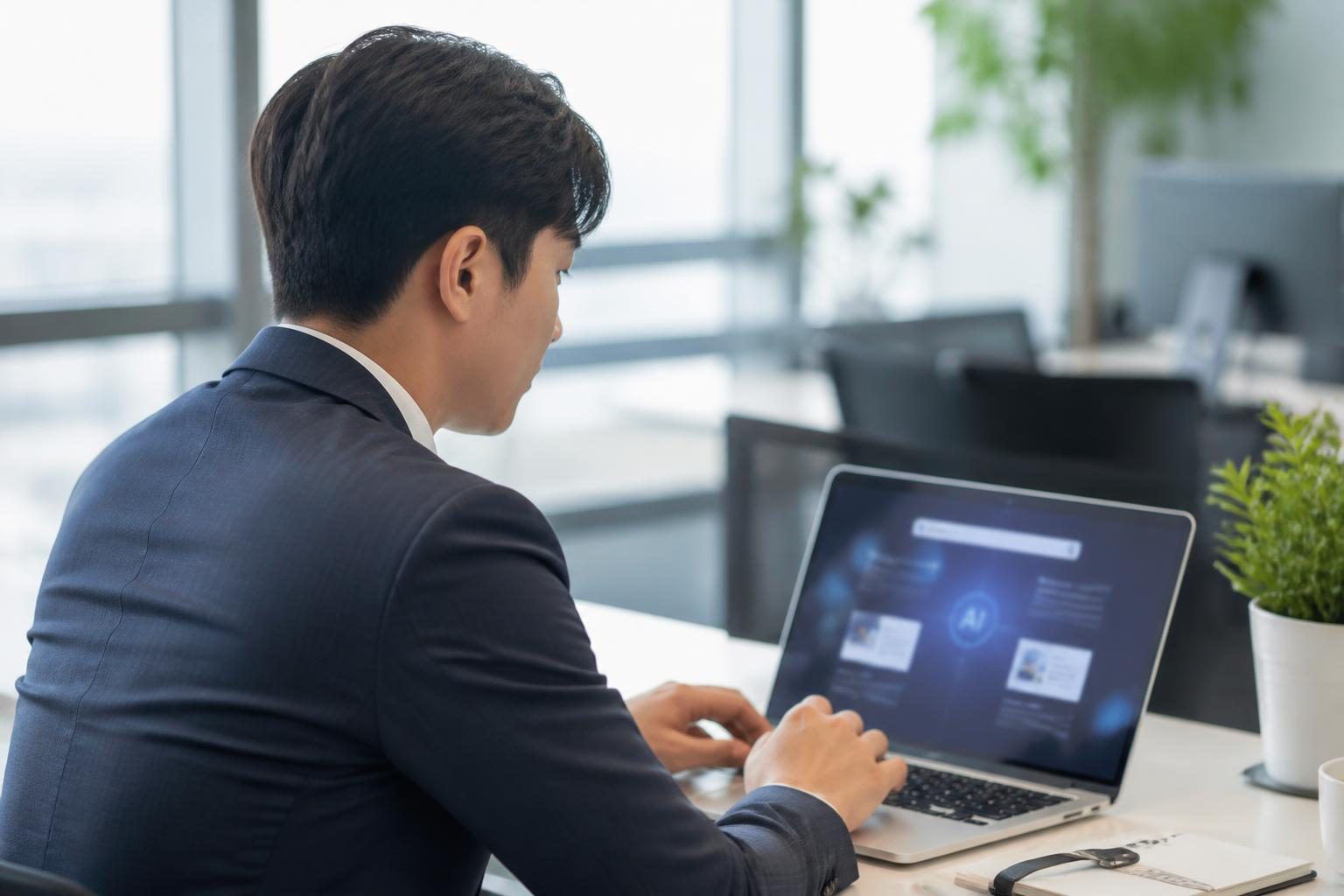 AI 검색 답변을 점검표와 함께 확인하는 화면
