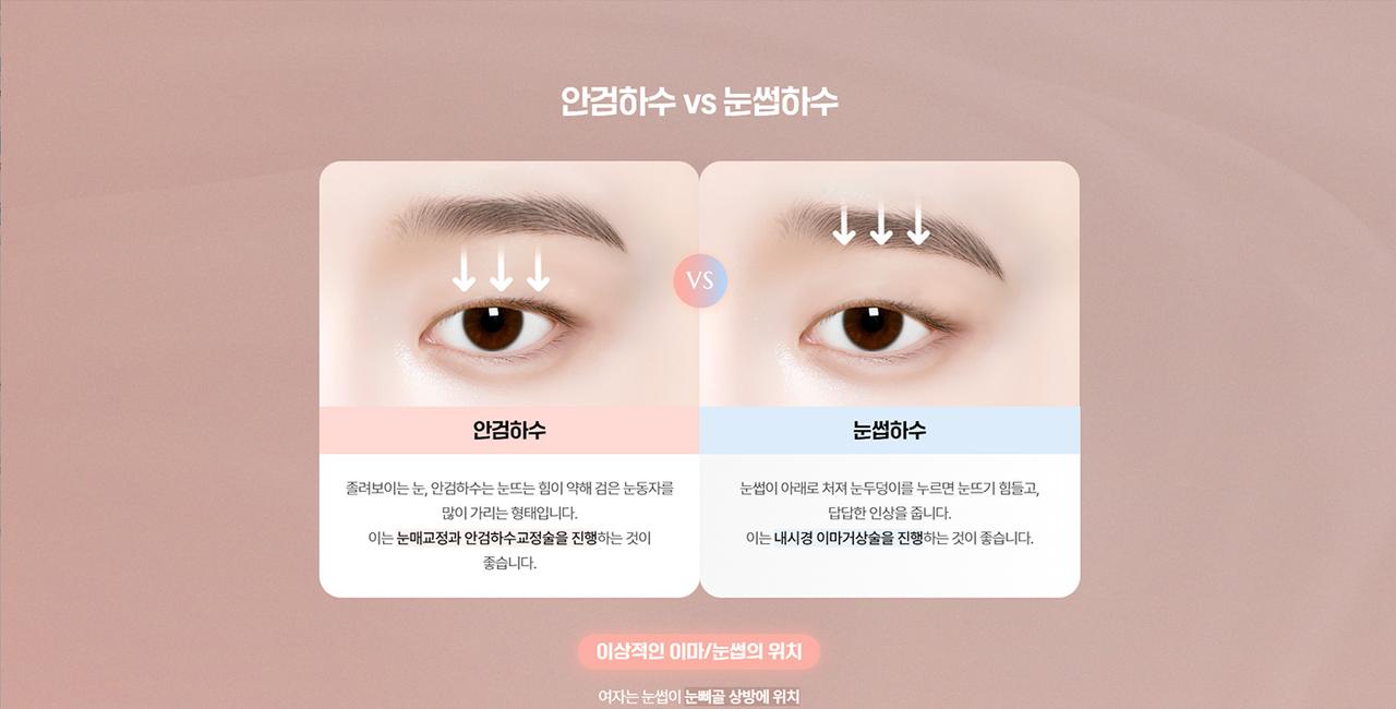 송도리더스성형외과 홈페이지 화면