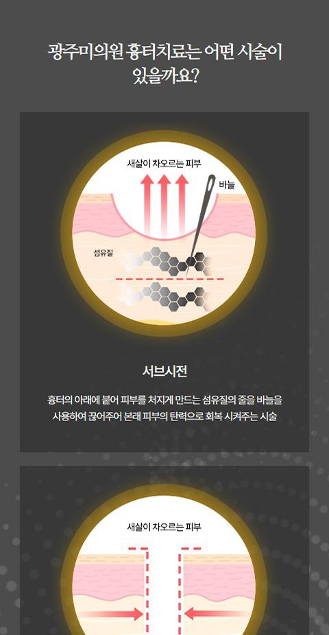 광주미의원 홈페이지 화면 (전체 페이지)